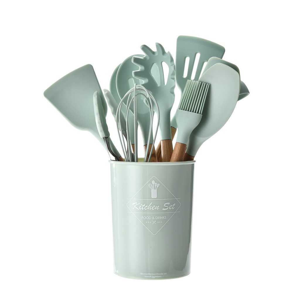 Silicone Kitchenware With Wooden Handle - Image 5