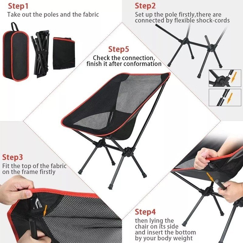 Lightweight Folding Camping Chair - Image 3