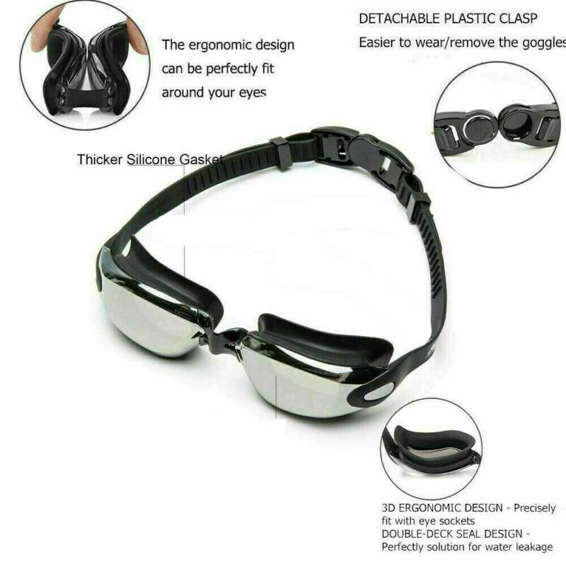Adjustable Anti Fog Swimming Goggles - Image 10