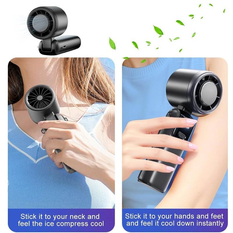 Portable Handheld Cooling Ice Fan - Image 5