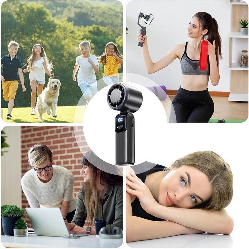 Portable Handheld Cooling Ice Fan - Image 4