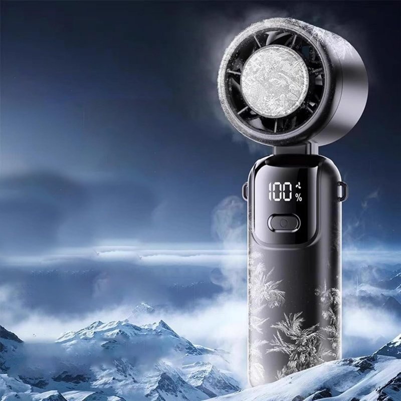 Portable Handheld Cooling Ice Fan - Image 9