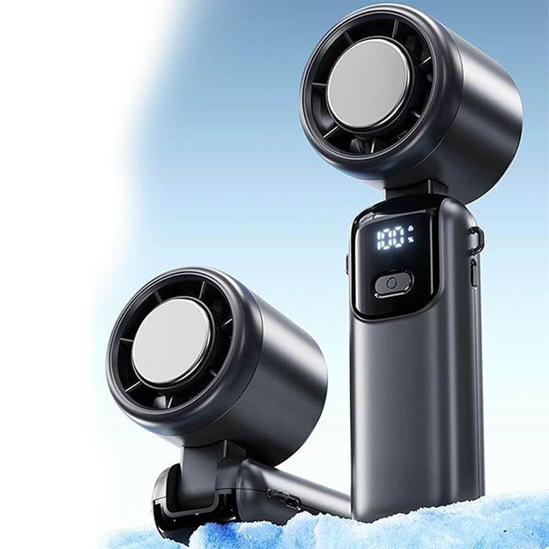 Portable Handheld Cooling Ice Fan - Image 2