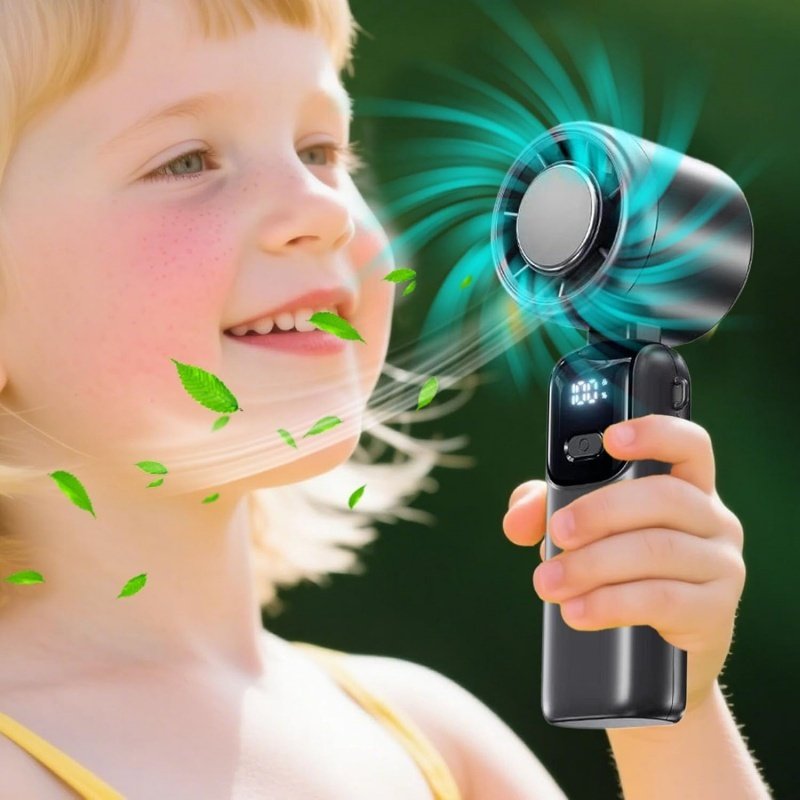 Portable Handheld Cooling Ice Fan - Image 6