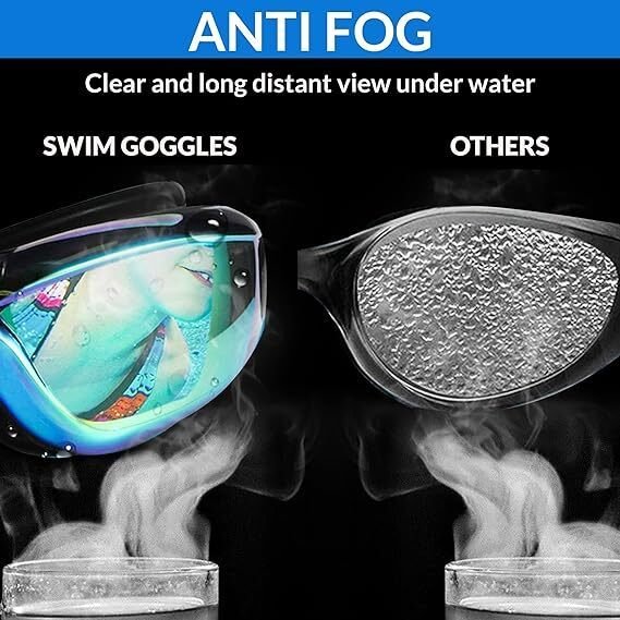 Adjustable Anti Fog Swimming Goggles - Image 8