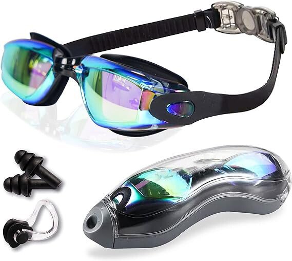Adjustable Anti Fog Swimming Goggles - Image 4